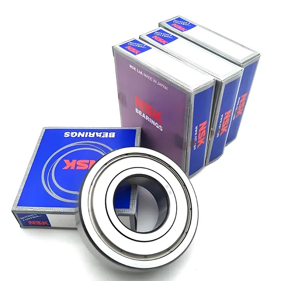 Shielded deep groove ball bearing with double metal shields for motor and drive applications