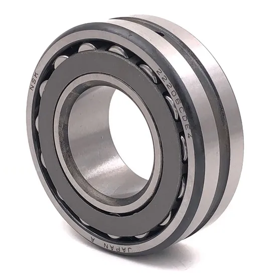 Self-aligning spherical roller bearing, the type used where material defects surface only under load
